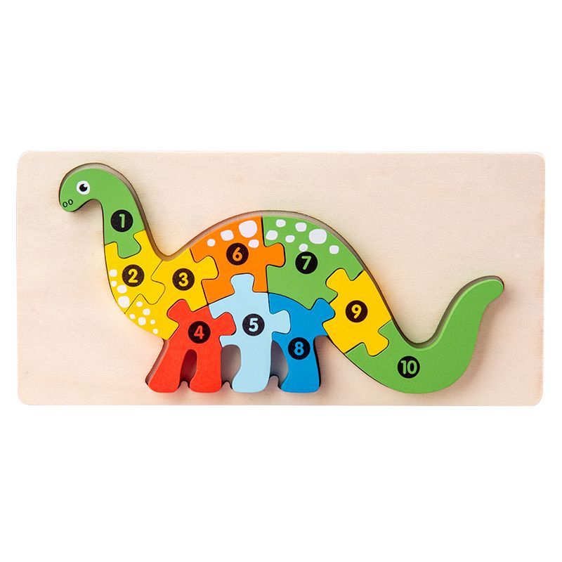 Wooden Early Education Building Blocks Puzzle