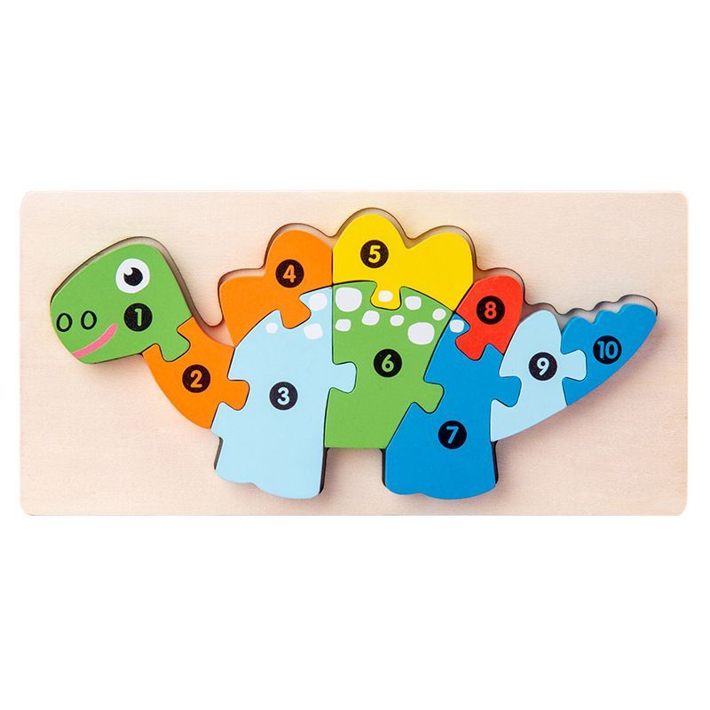 Wooden Early Education Building Blocks Puzzle