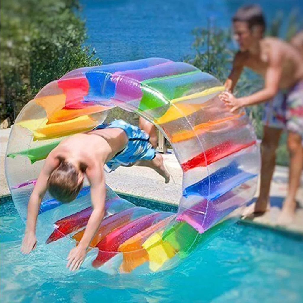 A Swimming Pool Floats Water Sports Water Roller Ball Toys Children'S Toys Water Crawling Ball Floating Tubes Pool Floats Toy