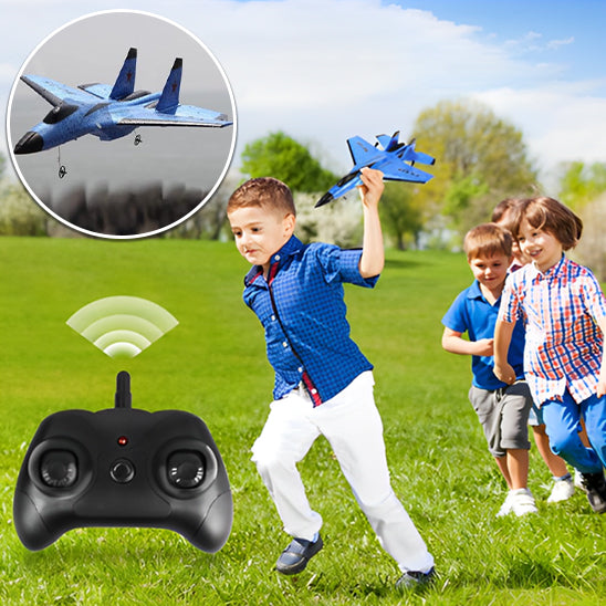 Jouet Avion de Chasse RC SU-35 pour Enfant