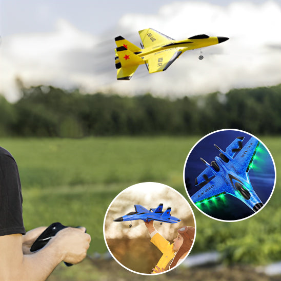 Jouet Avion de Chasse RC SU-35 pour Enfant