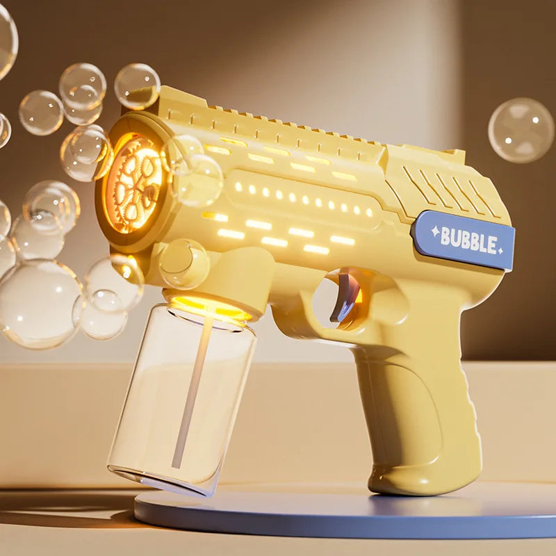 #### Unicorn children's electric bubble gun, toy bubble machine, automatic soap blowing machine with lights, outdoor party game, new