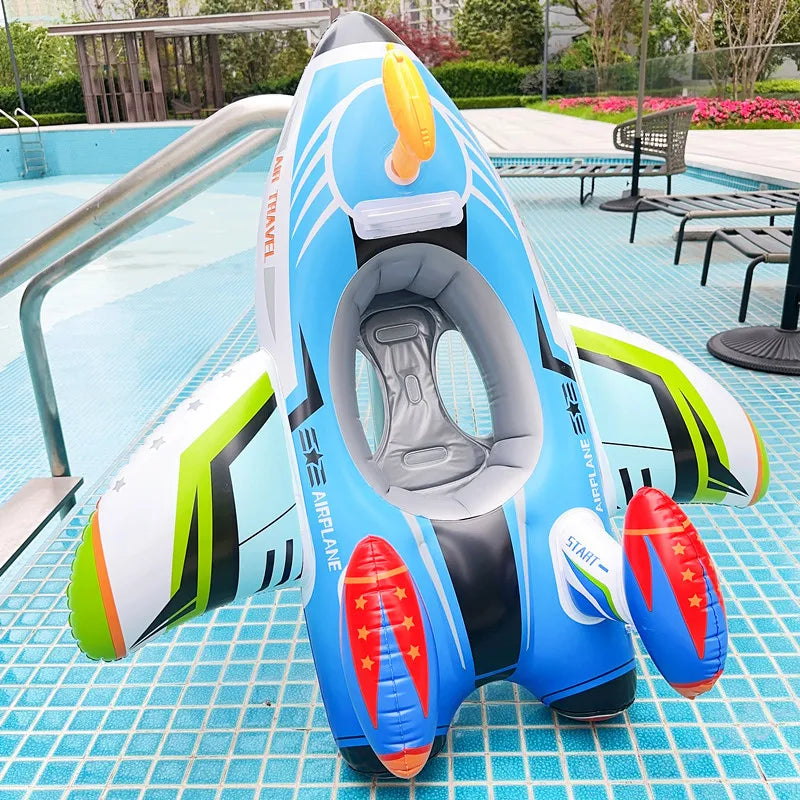 #### Rooxin Aircraft Swim Ring Tube Inflatable Float Baby Swimming Ring Seat For Kid Swim Circle Float Swim Pool Water Swim Tube