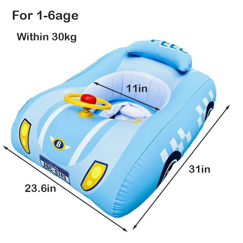#### ROOXIN Baby Swim Seat Ring Tube Car Swimming Seat Ring For Child Kid Swimming Seat Circle Float Swim Pool Water Play Equipment