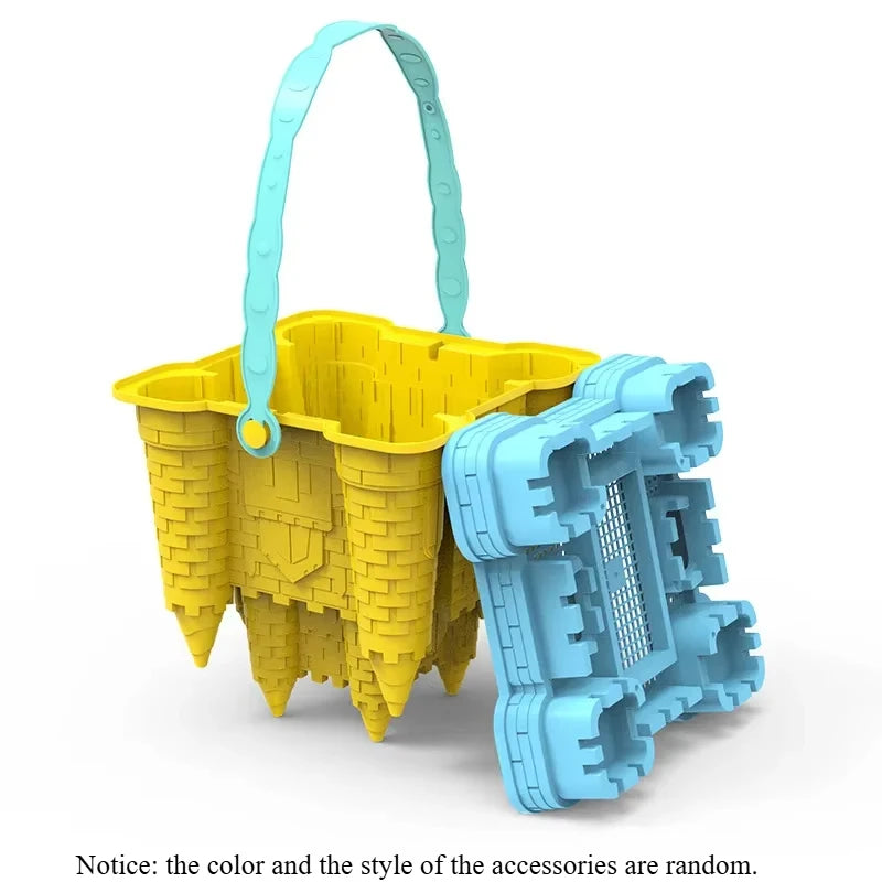 #### Beach Castle Bucket Play Sand Set Toys Sand Scoop Children Summer Toys Sand Toys Sand Box for Kids Outdoor Family Funny Gifts