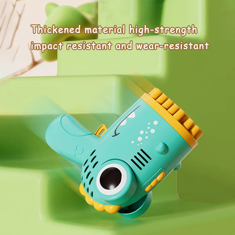 #### 40 Hole Dinosaur Bubble Handheld Bubble Machine, Electric Bubble Gun Outdoor Wedding Party Toy(without Bubble Water)