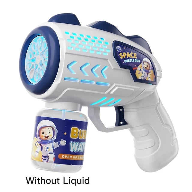 #### Unicorn children's electric bubble gun, toy bubble machine, automatic soap blowing machine with lights, outdoor party game, new