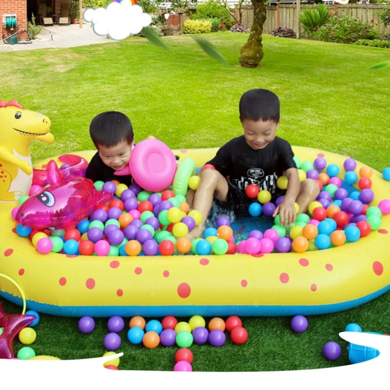 #### 1.7M Swimming Pool,Inflatable Dinosaur Fountain,Outdoor Bathtub,Dolphin Sprinkling Game Mat,Children's Water Toy Summer