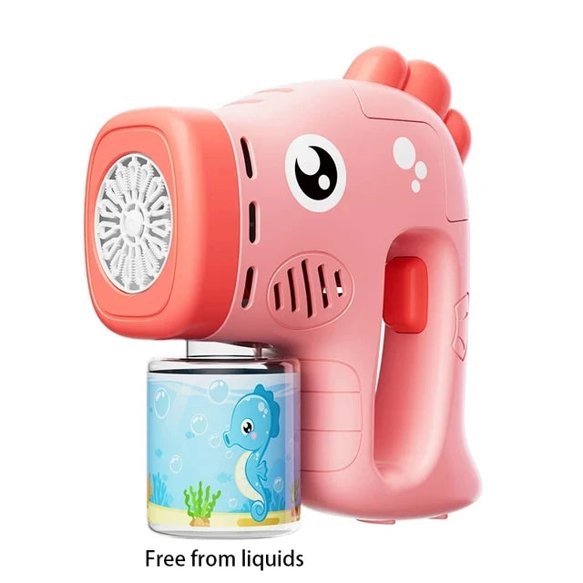 #### Unicorn children's electric bubble gun, toy bubble machine, automatic soap blowing machine with lights, outdoor party game, new