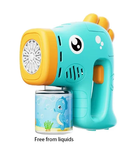 #### Unicorn children's electric bubble gun, toy bubble machine, automatic soap blowing machine with lights, outdoor party game, new