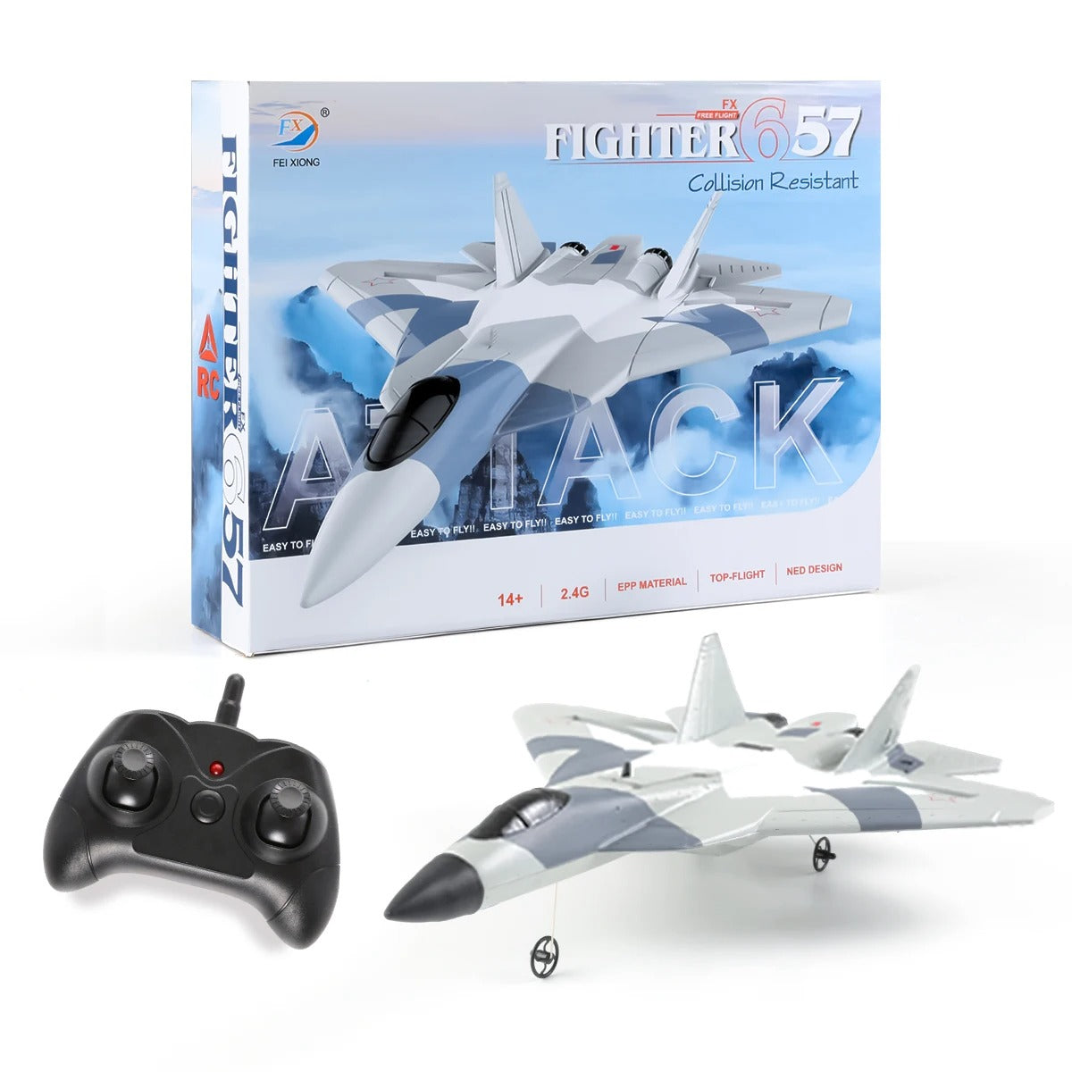 Jouet Avion de Chasse RC SU-35 pour Enfant