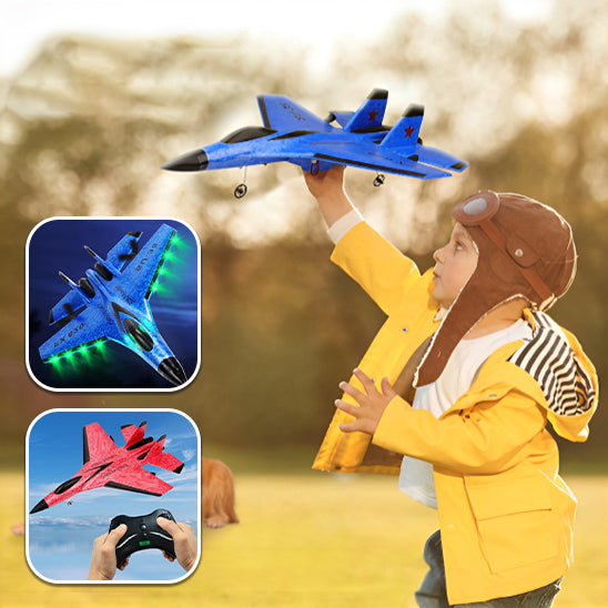 Jouet Avion de Chasse RC SU-35 pour Enfant