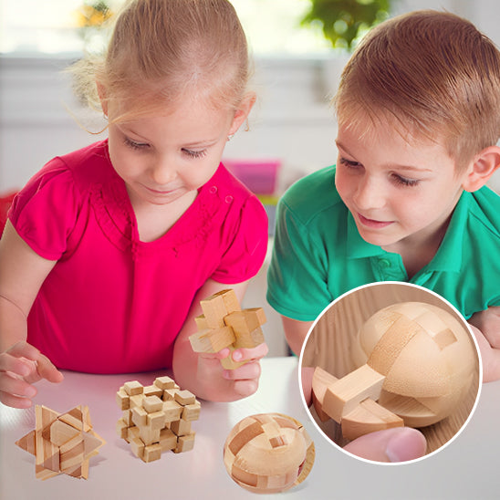 Jeux de Logique et Cube Magique en Bois