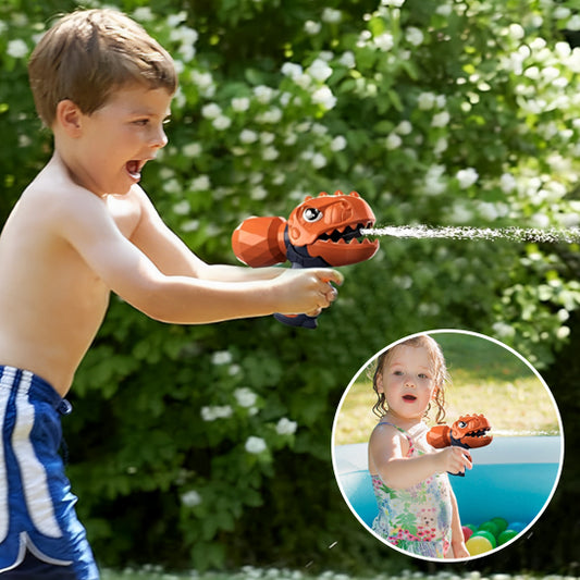 ####  Summer Dinosaur Shark Outdoor Parent-Child Game Interactive Toy Mini Water Gun For Boys And Girls To Have Water Fights