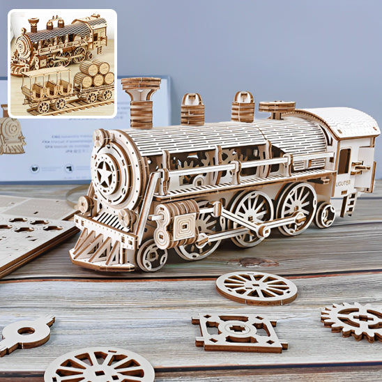 Train à Vapeur Ury-Puzzle 3D