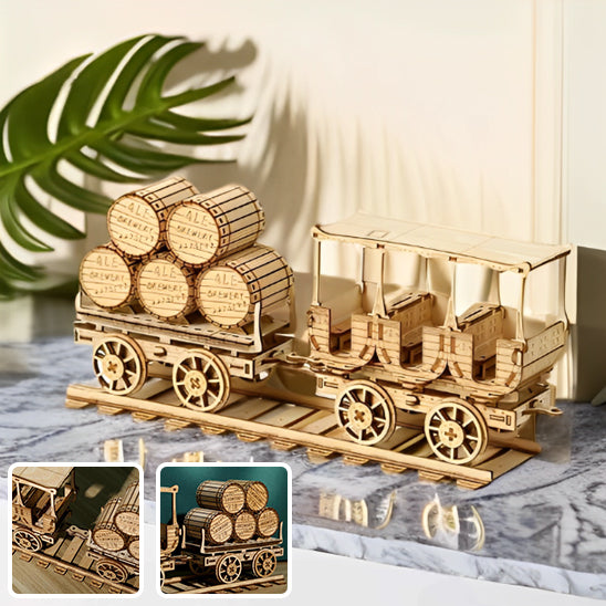 Train à Vapeur Ury-Puzzle 3D