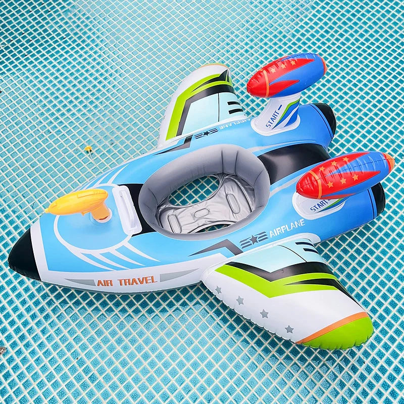 #### Rooxin Aircraft Swim Ring Tube Inflatable Float Baby Swimming Ring Seat For Kid Swim Circle Float Swim Pool Water Swim Tube