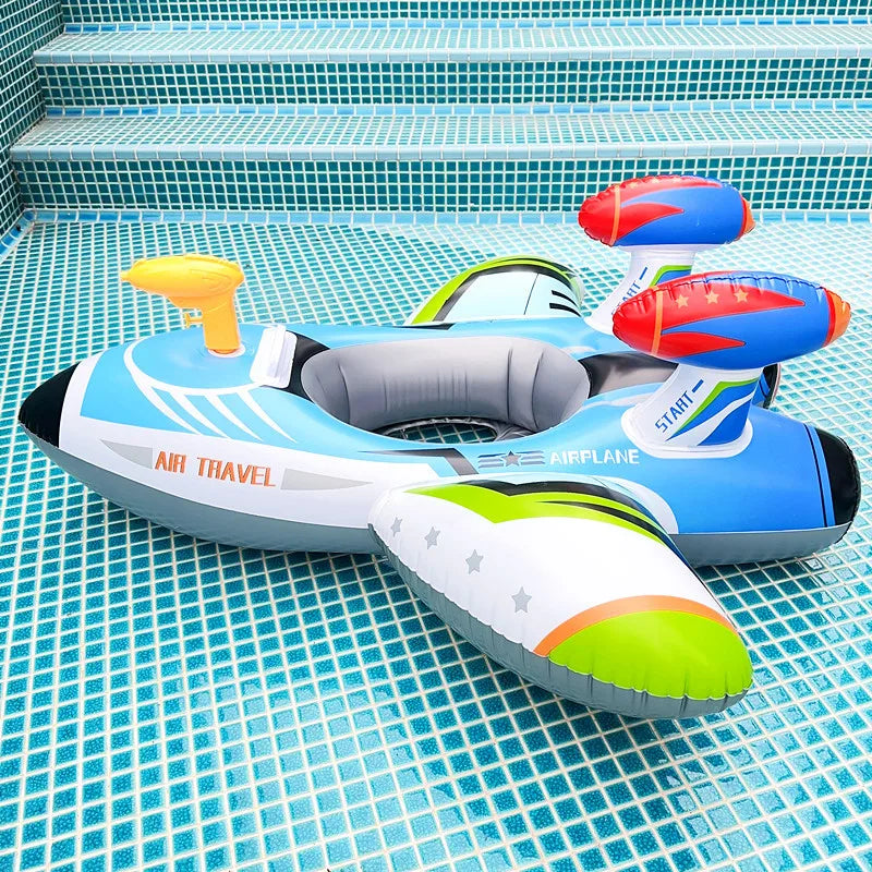 #### Rooxin Aircraft Swim Ring Tube Inflatable Float Baby Swimming Ring Seat For Kid Swim Circle Float Swim Pool Water Swim Tube