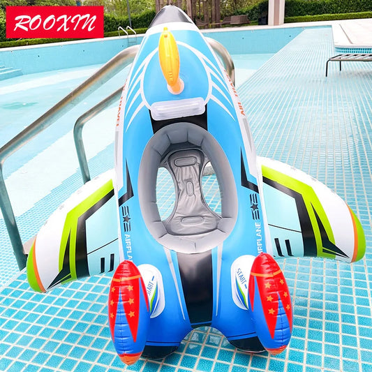 #### Rooxin Aircraft Swim Ring Tube Inflatable Float Baby Swimming Ring Seat For Kid Swim Circle Float Swim Pool Water Swim Tube