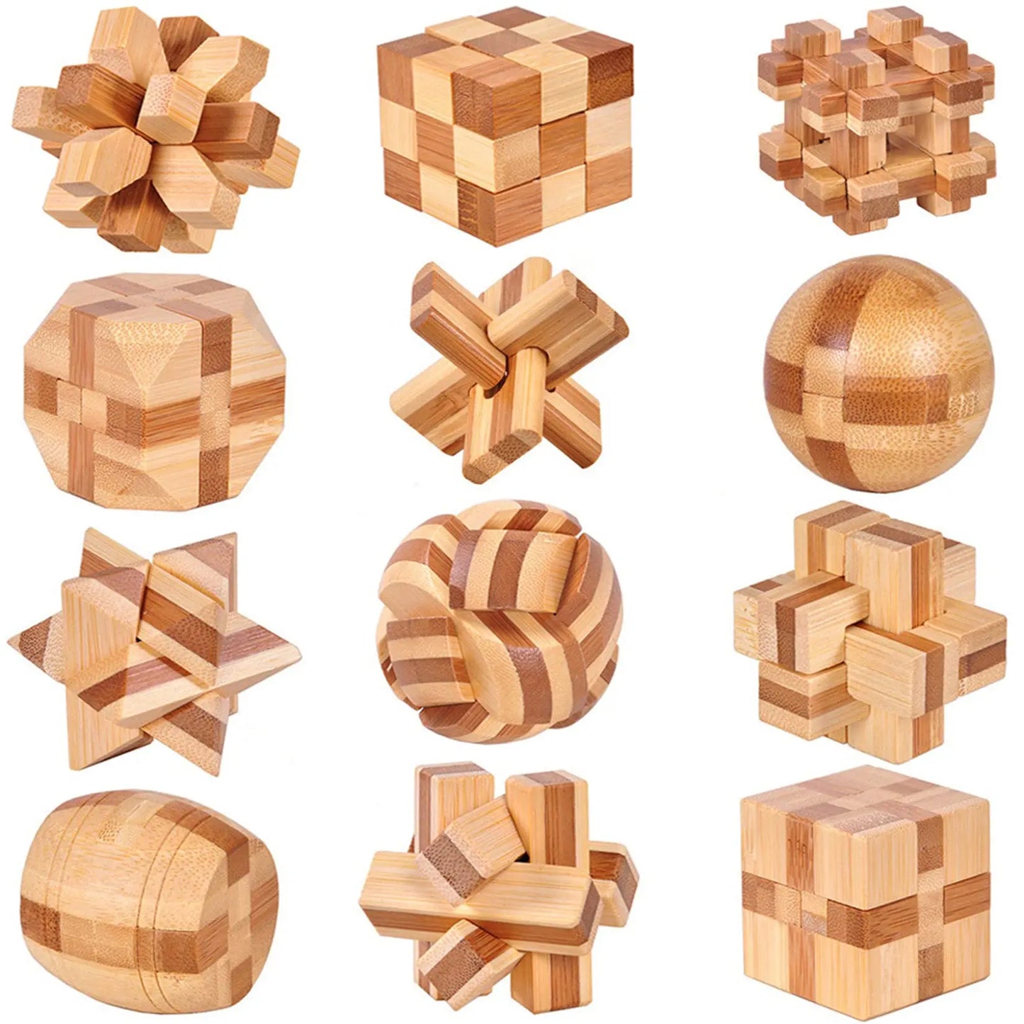 Jeux de Logique et Cube Magique en Bois