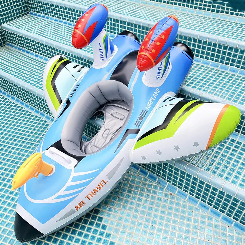 #### Rooxin Aircraft Swim Ring Tube Inflatable Float Baby Swimming Ring Seat For Kid Swim Circle Float Swim Pool Water Swim Tube