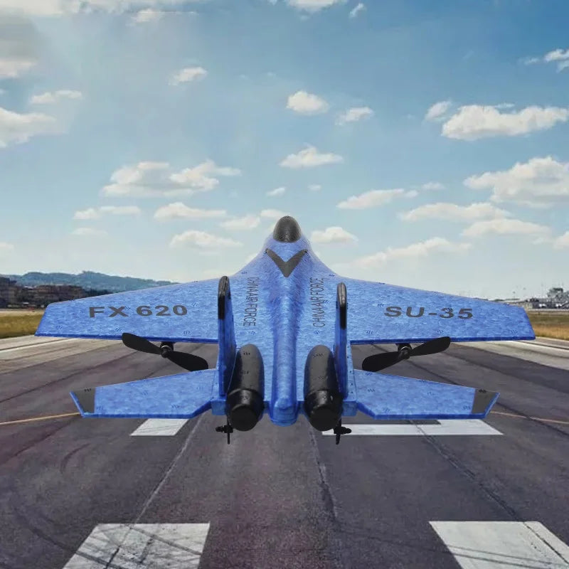 Jouet Avion de Chasse RC SU-35 pour Enfant