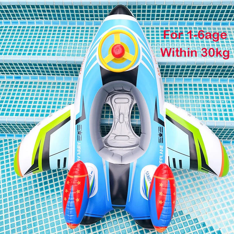 #### Rooxin Aircraft Swim Ring Tube Inflatable Float Baby Swimming Ring Seat For Kid Swim Circle Float Swim Pool Water Swim Tube