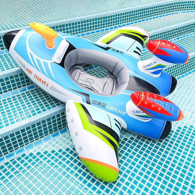 #### Rooxin Aircraft Swim Ring Tube Inflatable Float Baby Swimming Ring Seat For Kid Swim Circle Float Swim Pool Water Swim Tube