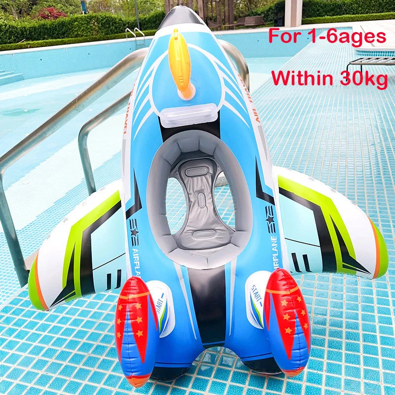 #### Rooxin Aircraft Swim Ring Tube Inflatable Float Baby Swimming Ring Seat For Kid Swim Circle Float Swim Pool Water Swim Tube