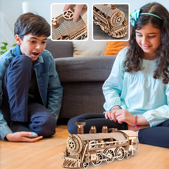 Train à Vapeur Ury-Puzzle 3D